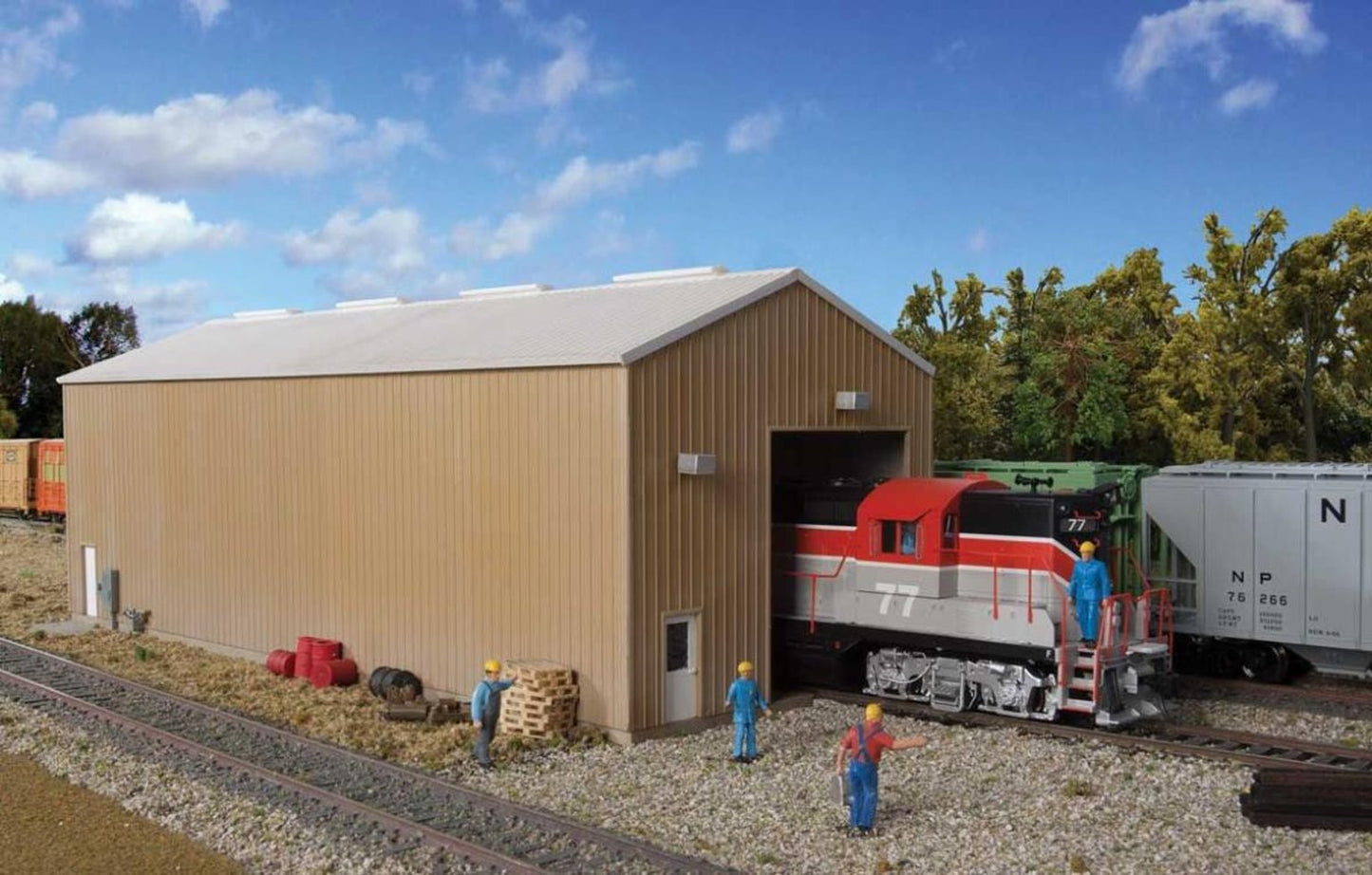 Modern Single Track Engine House Kit