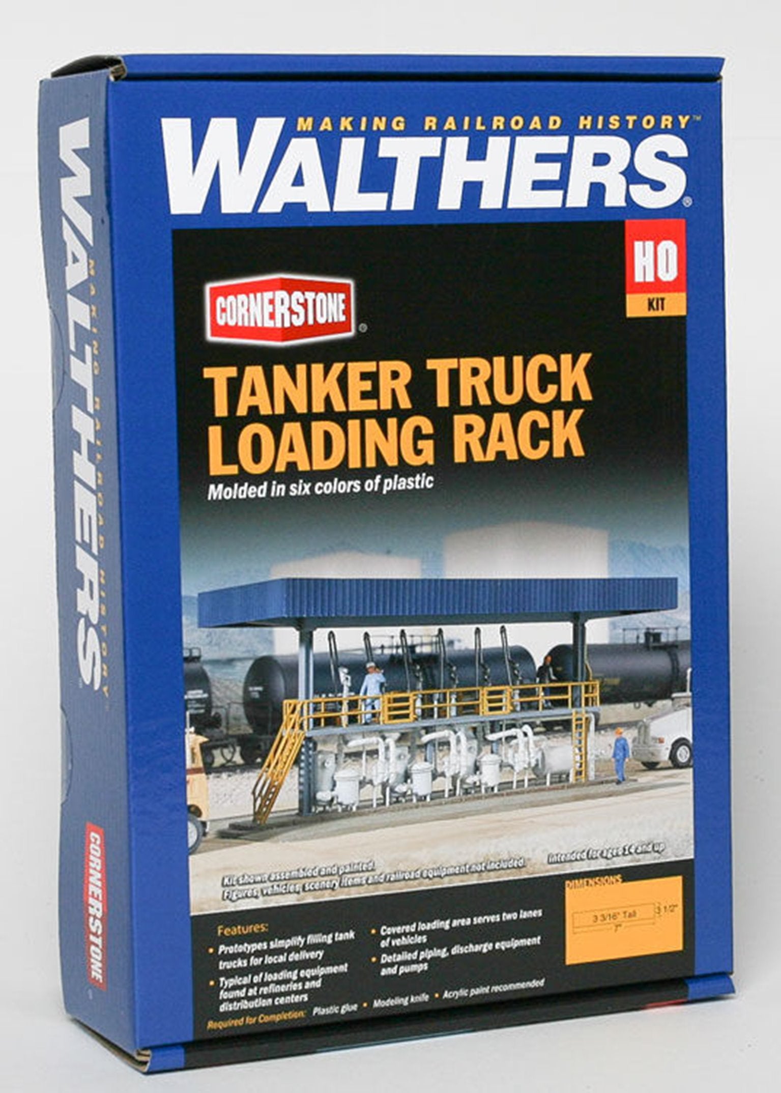 Walthers 933-3169 Tanker Truck Loading Rack Kit – Rails