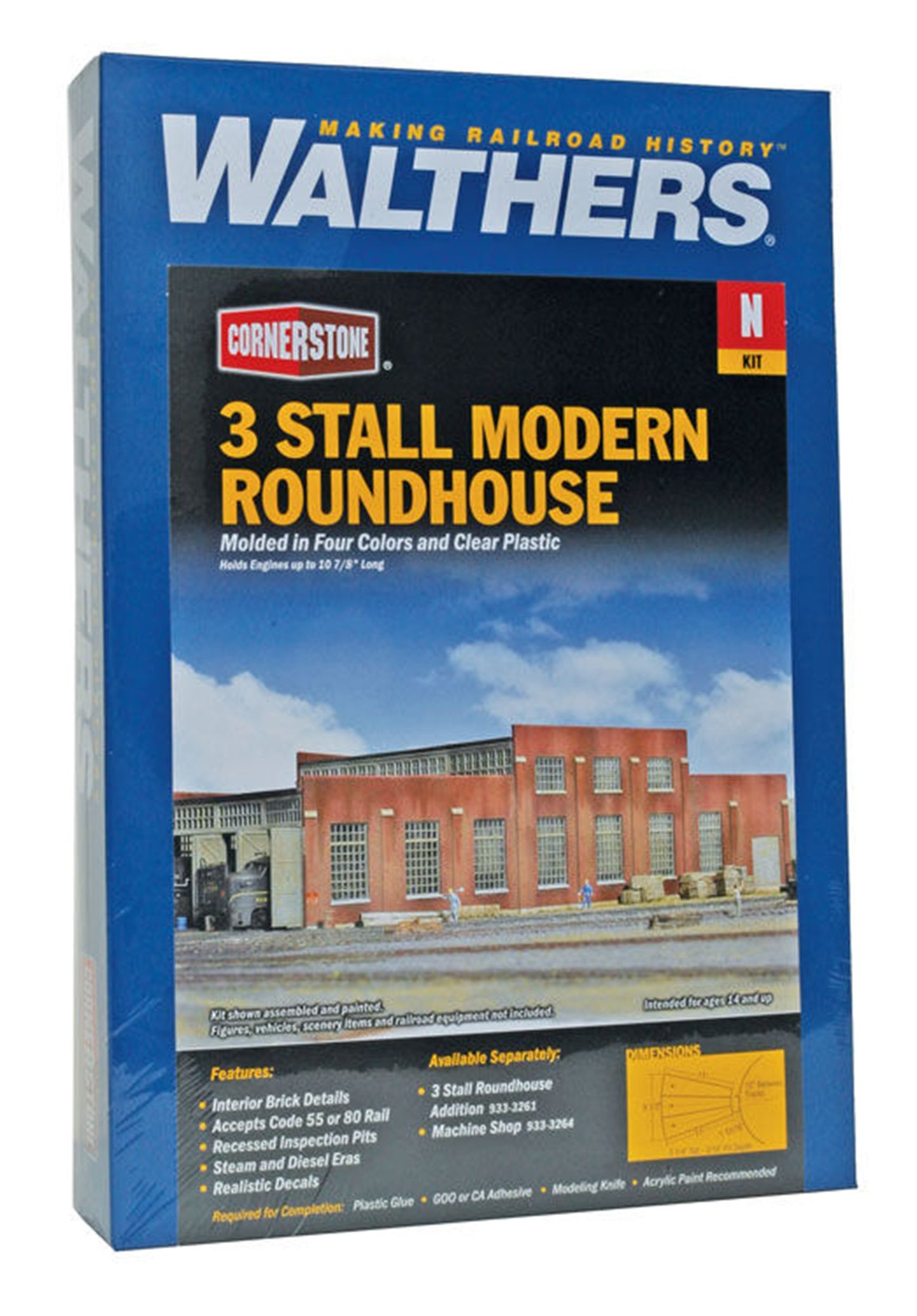 Modern Roundhouse Three Stall Kit