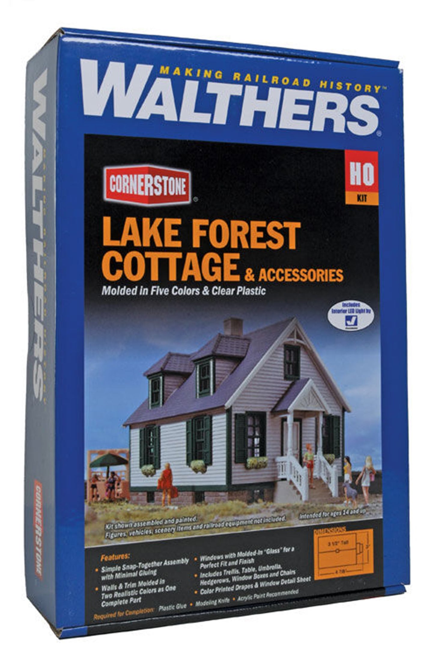 Lake Forest Cottage With Accessories Kit