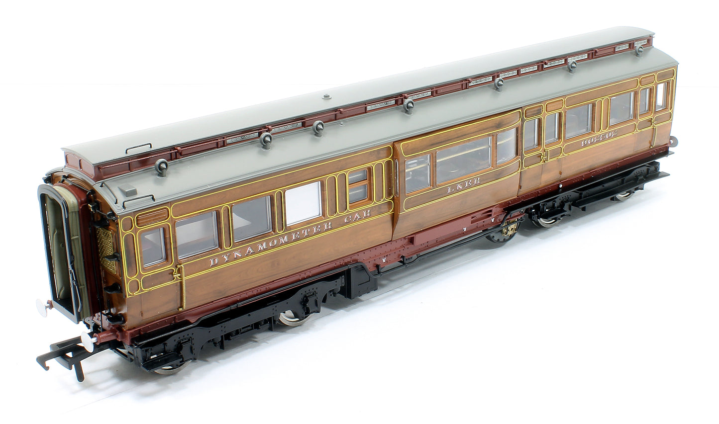 LNER Dynamometer Car No. 902502, post-1946 LNER teak with lining.