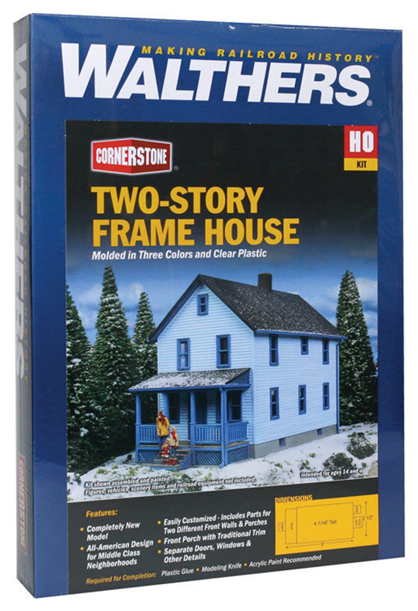 Two Story Frame House Kit