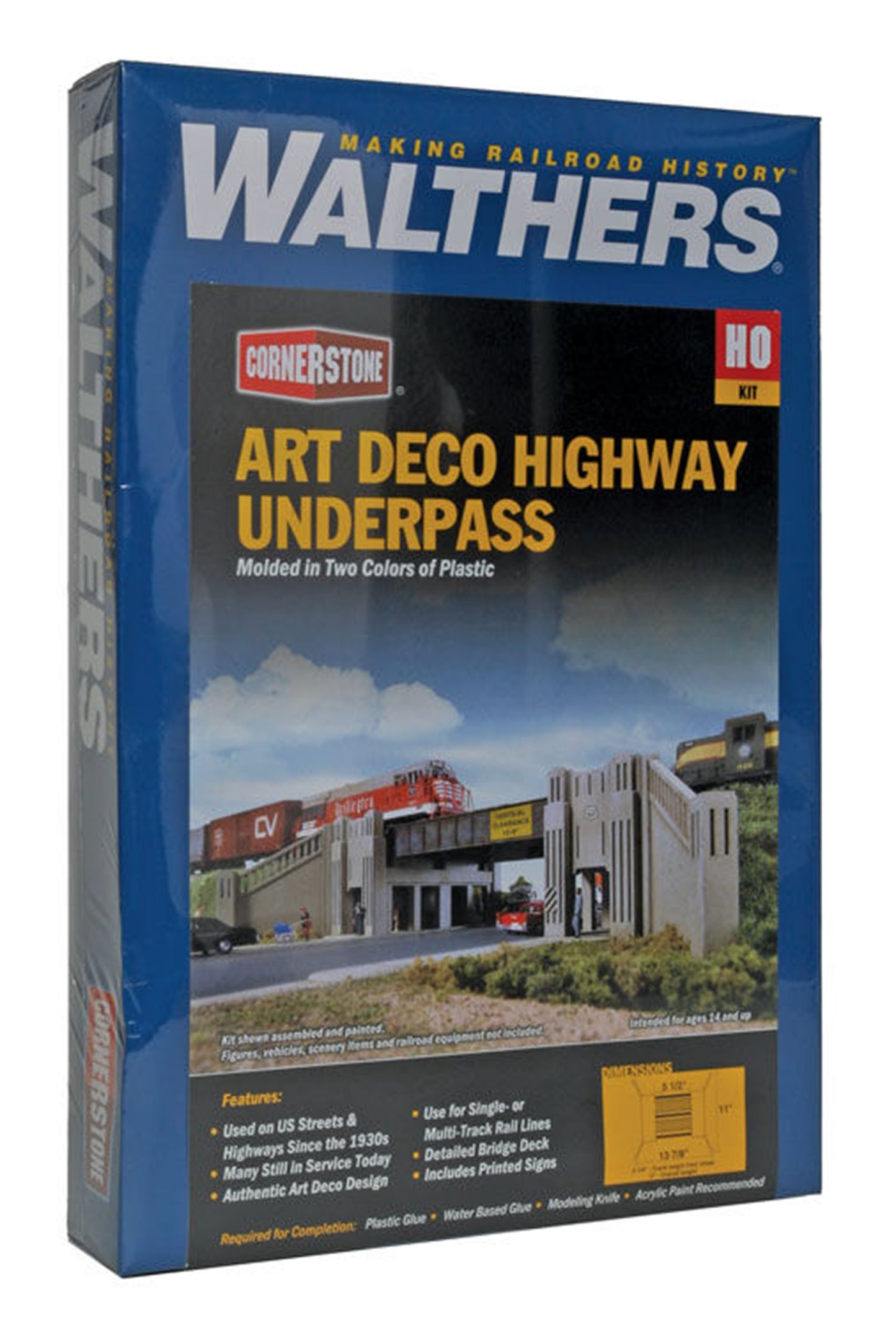 Art Deco Highway Underpass Kit