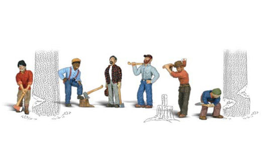 Scenic Accents - Lumberjacks - HO Scale