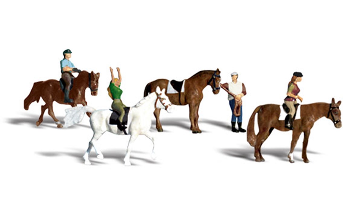 Scenic Accents - Horseback Riders - HO Scale