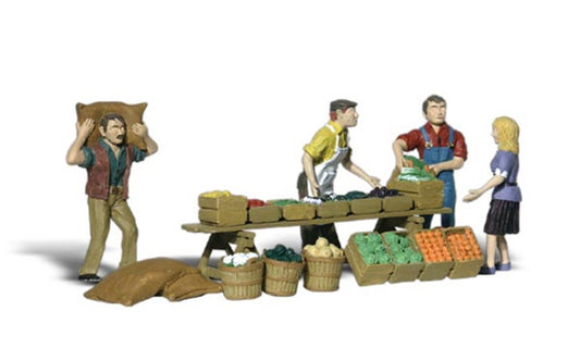 Scenic Accents - Farmers Market - HO Scale