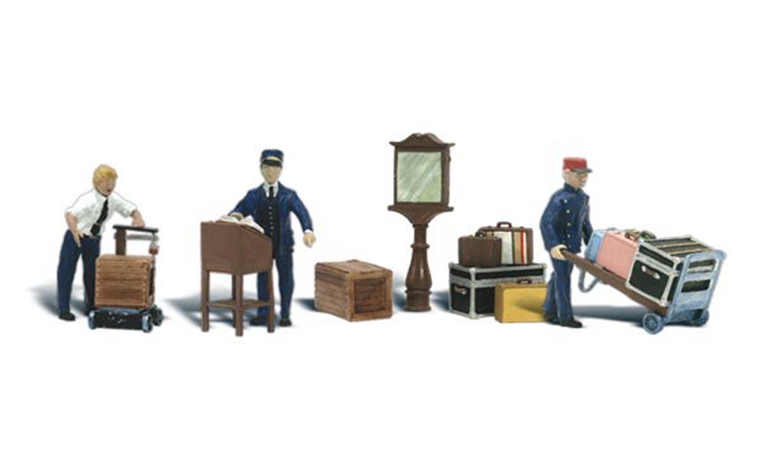 Depot Workers and Accessories - HO Scale