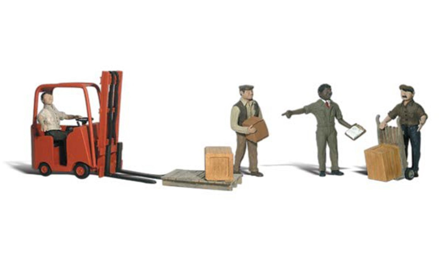 Workers and Forklift 