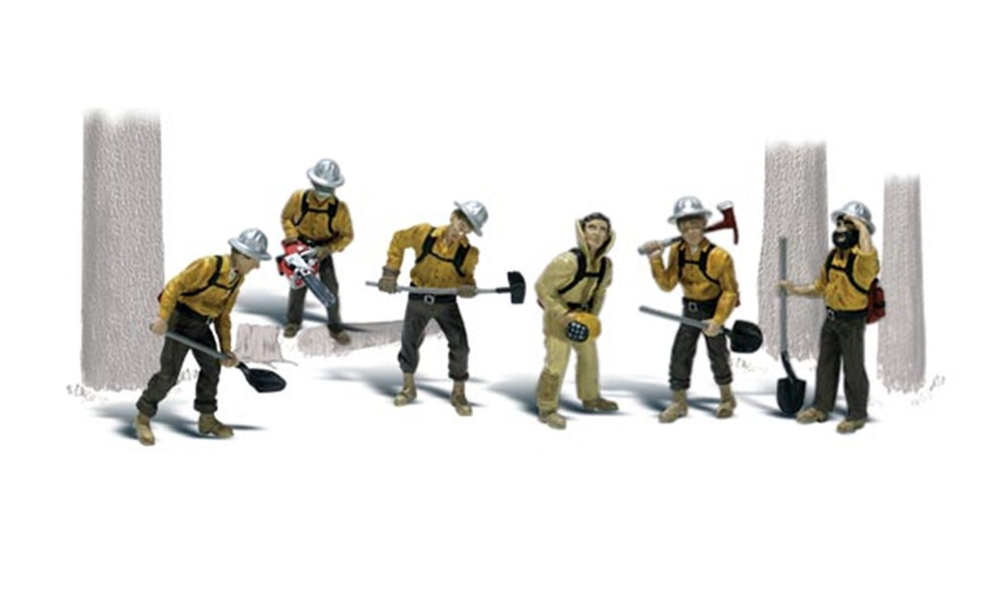 Scenic Accents - Smoke Jumpers - HO Scale