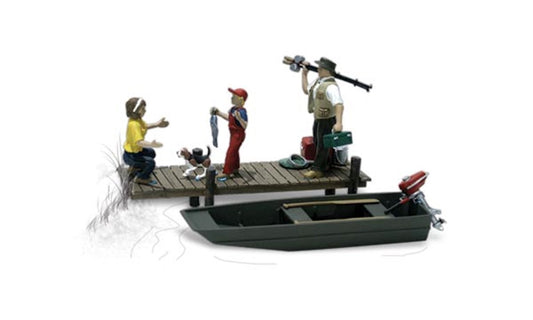 Scenic Accents - Family Fishing - HO Scale