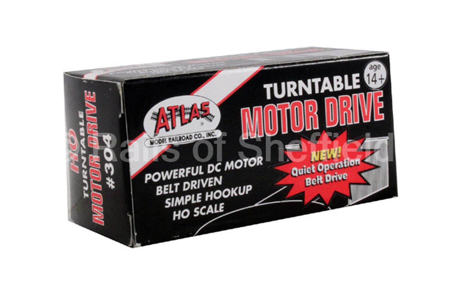 Atlas HO Scale Turntable Motor Drive – Model ATL304 For Model Railroad Roundhouses & Track Systems