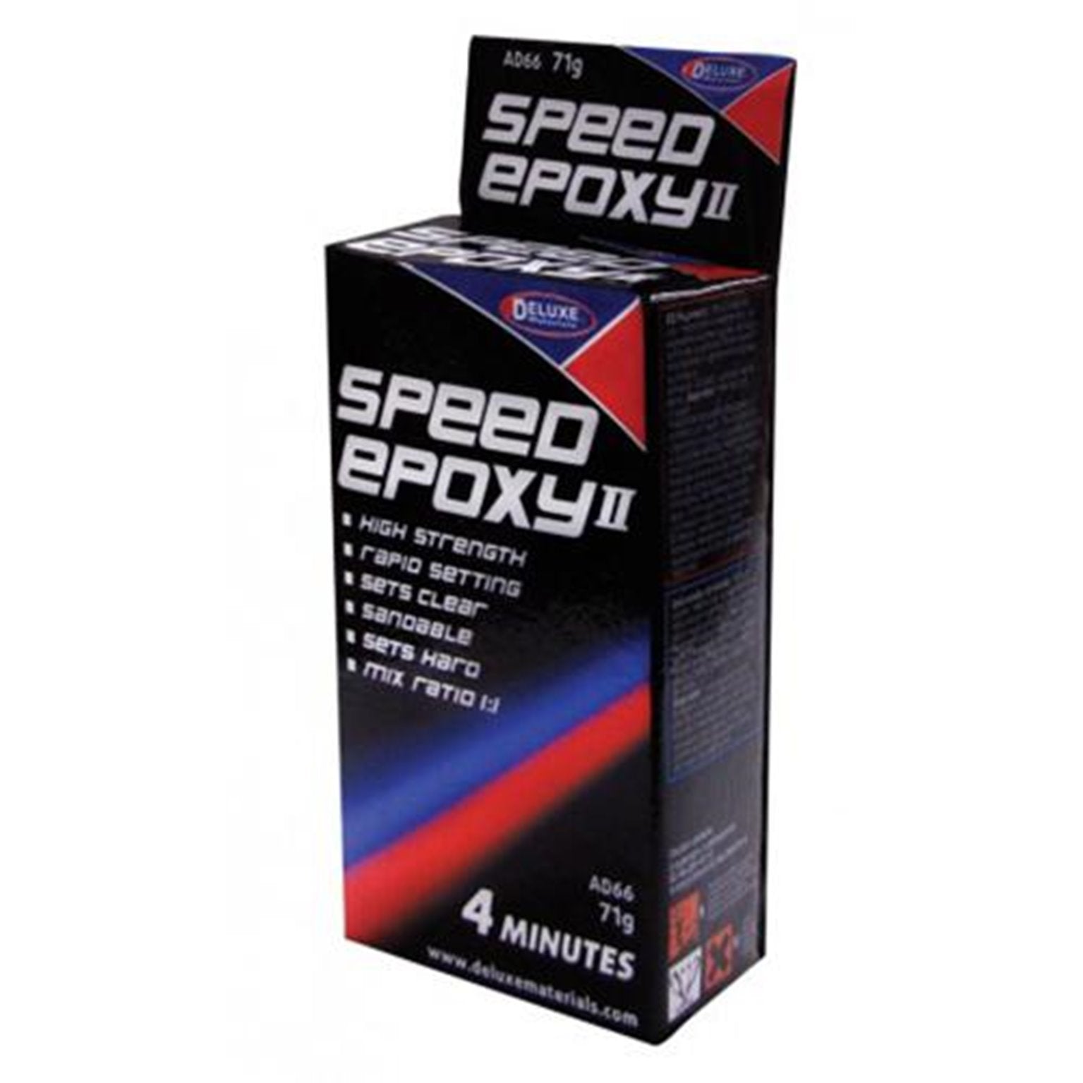 Epoxy Rails Deluxe Materials AD-66 Speed Epoxy II 4min (71g) – Rails