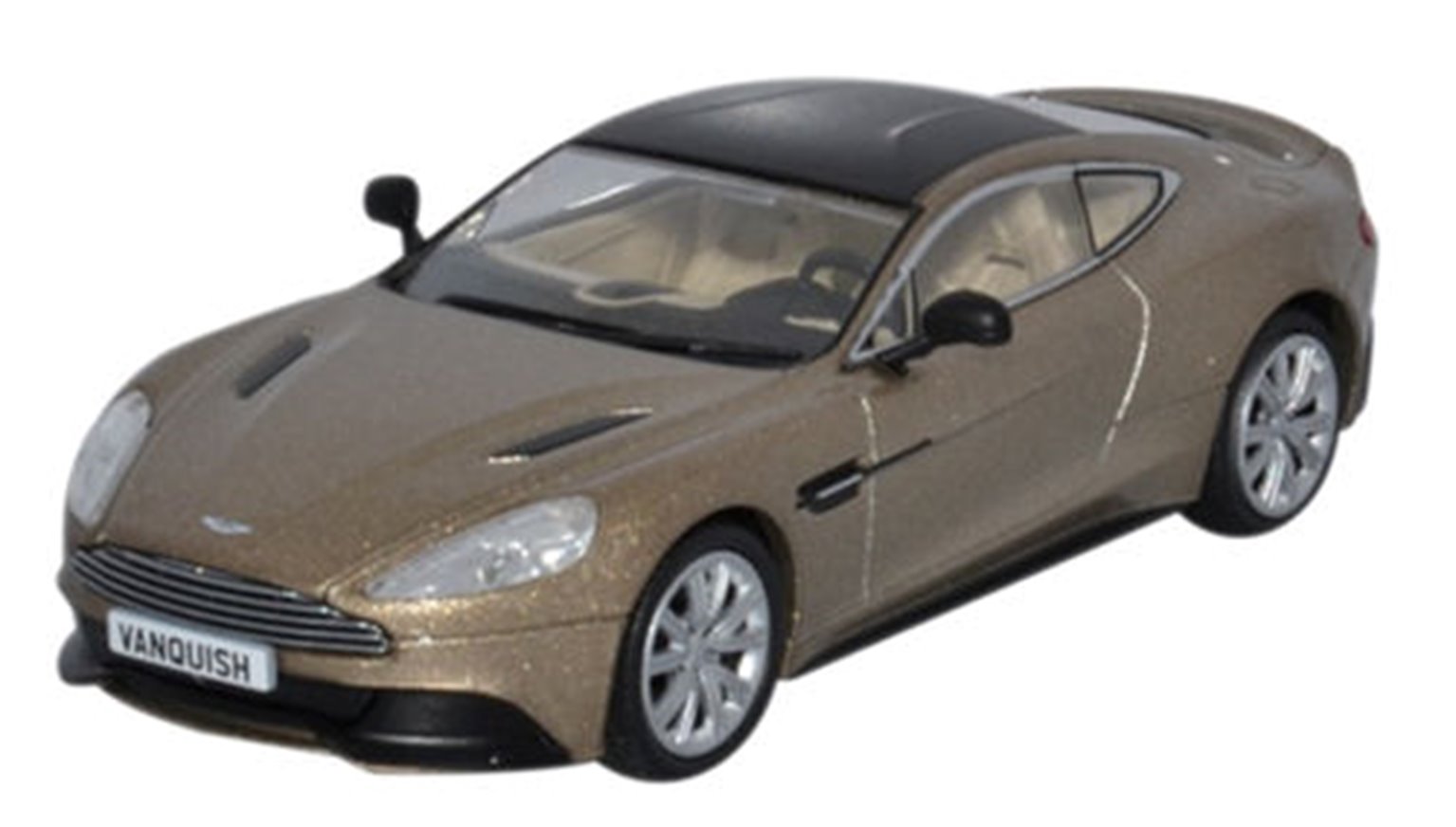 Oxford Diecast AMV002 Aston Martin Vanquish Coupe Selene Bronze