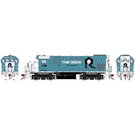 HO GP15-1, Rock Island Rail #1106 Diesel Locomotive