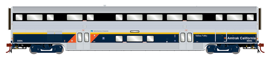 HO M-K California Dining Car w/Lights, “Salinas Valley” CDTX #8806