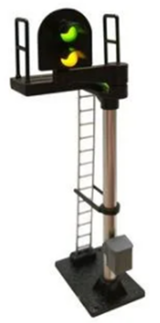 2 ASPECT DISTANT (Y/G) STANDARD LEFT OFFSET ROUND HEAD