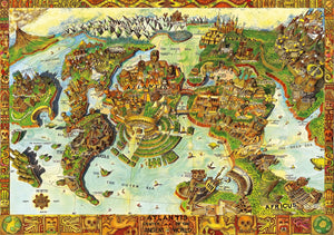 Atlantis Center of the Ancient World, 1000 Piece Jigsaw Puzzle