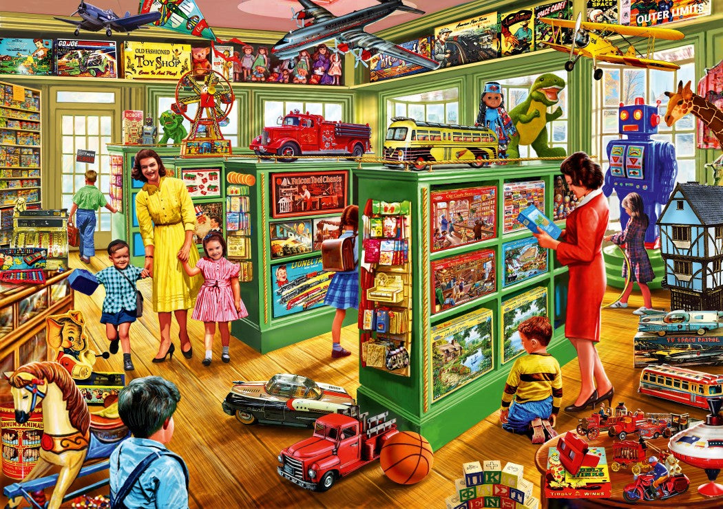 Toy Shop Interiors, 1000 Piece Jigsaw Puzzle