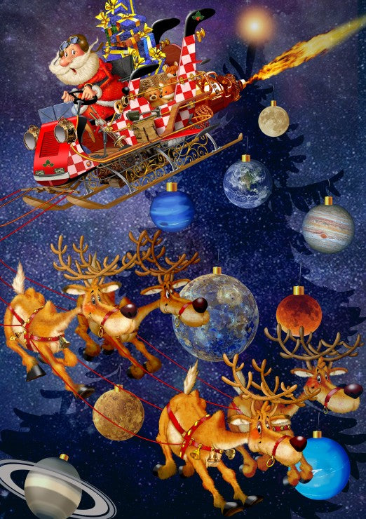 Santa Claus is arriving!, 1500 Piece Jigsaw Puzzle