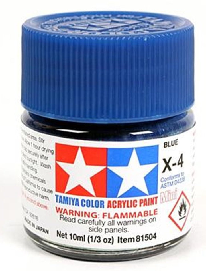 TAMIYA ACRYLIC MINI X-4 BLUE