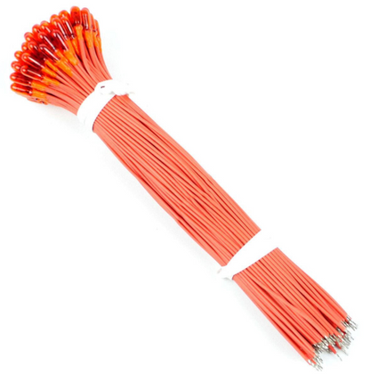 Orange 12v Grain Of Wheat Bulbs (100)