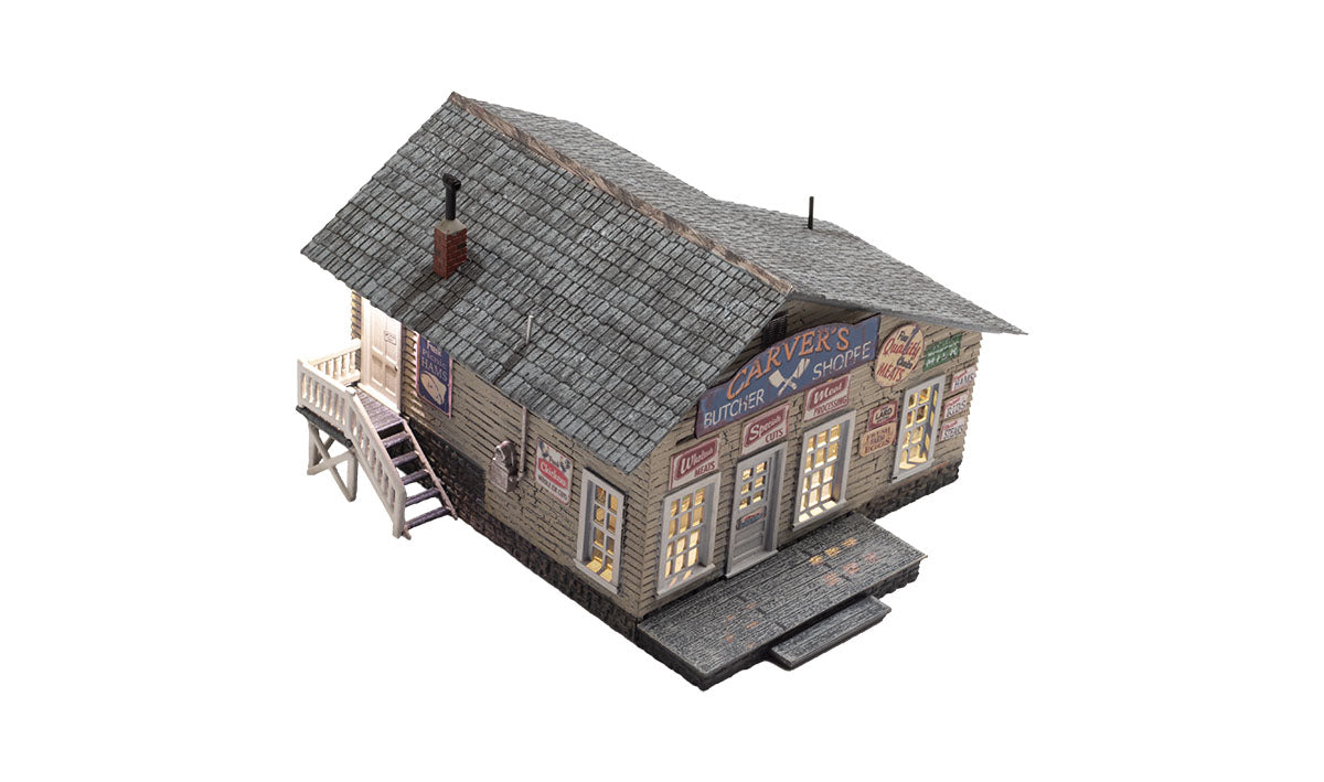 BR5068 Carver's Butcher Shop - HO Scale