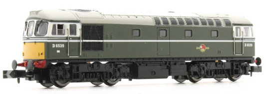 Class 33/0 D6523 BR Green Small Yellow Panels Diesel Locomotive