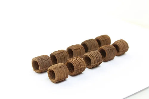 Bulkscene 16mm Strapped Wire Coils - Rusty - Pack of 10