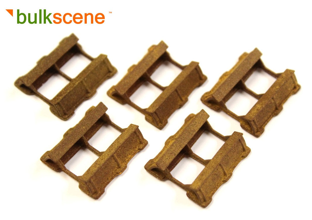 Weathered Rails Goodwood Scenics BSBAARSC5 Rusty Weathered BAA Steel Coil – Rails