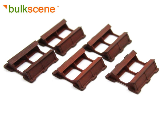 Red Oxide Weathered BAA Steel Coil Cradles (x5)