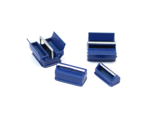 Blue Toolboxes - Car Garage Accessory - Pack of 4