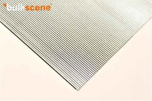 1.2mm Corrugated Metal 100mm by 200mm - Pack of 10