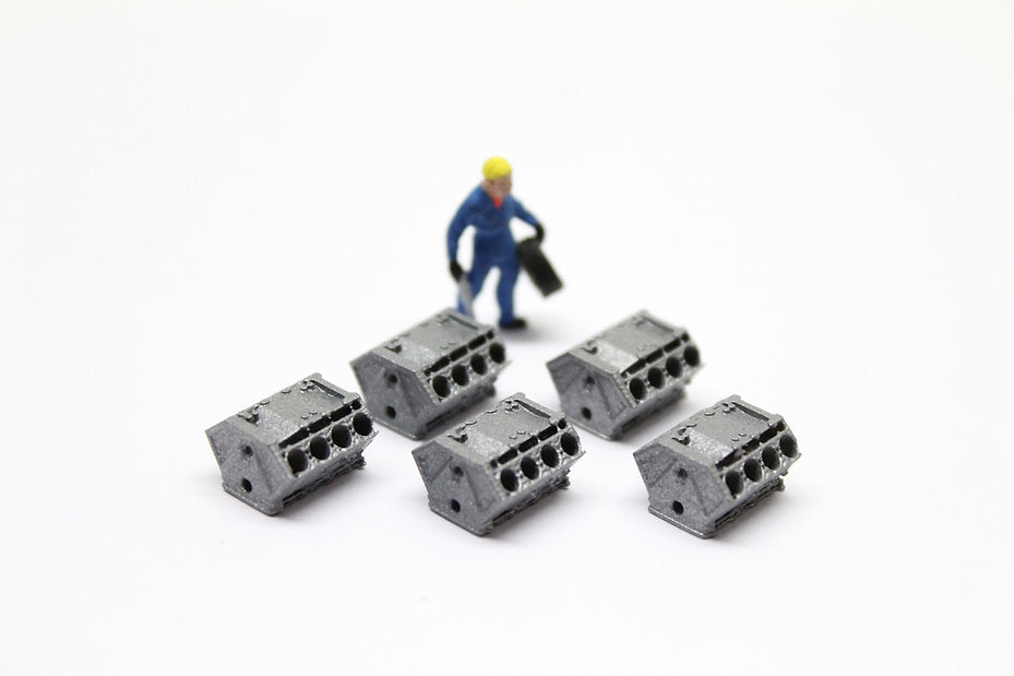 V8 Heavy Engine Blocks - Pack of 5