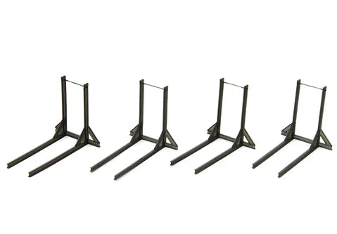 UNPAINTED Log Stanchion Frames - Set of 4