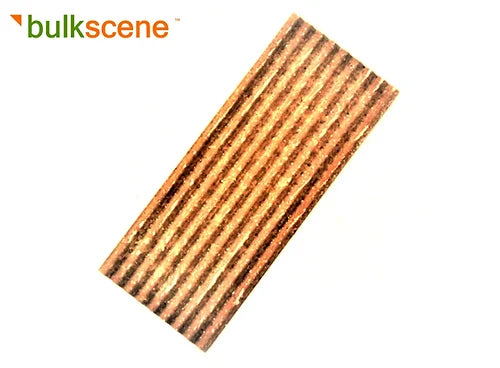 Rusty Corrugated Metal Panels 32mm by 12mm - Pack of 25