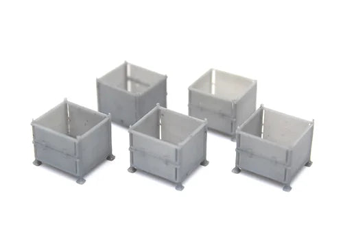 5 x Unpainted Stillage Containers