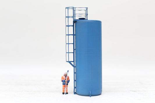 Welded Tank with ladder 80mm - Blue