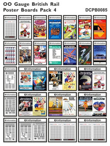 British Rail Poster Boards Pack 4