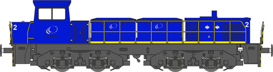 Clayton Class 18 / CBD80 Sellafield Ltd Hybrid Battery Diesel Locomotive No.2 (Version B)