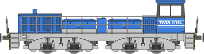 Clayton Class 18 / CBD90 Tata Steel Hybrid Battery Diesel Locomotive No.931 (Version A) DCC Sound