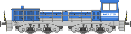 Clayton Class 18 / CBD90 Tata Steel Hybrid Battery Diesel Locomotive No.932 (Version B)