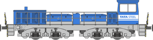 Clayton Class 18 / CBD90 Tata Steel Hybrid Battery Diesel Locomotive No.932 (Version B)