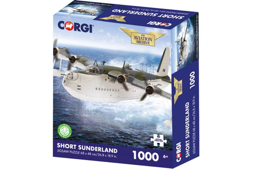 Corgi Short Sunderland 1000 Piece Jigsaw Puzzle