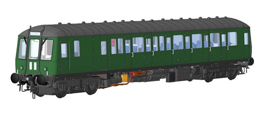 Class 122 BR Green (Small Yellow Panel) Single Car DMU