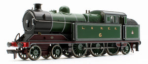 Robinson A5 (GCR Class 9N) 4-6-2 Tank Locomotive Early L&NER in GCR Green No.6