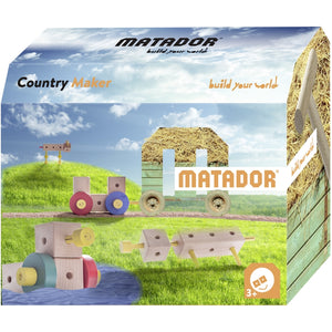 Matador - MAKER Country Maker Wooden Construction Kit +3