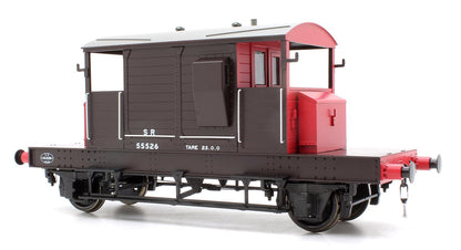 Pill Box Brake Van 55526 S R Brown/Red small letters (Even Plank)