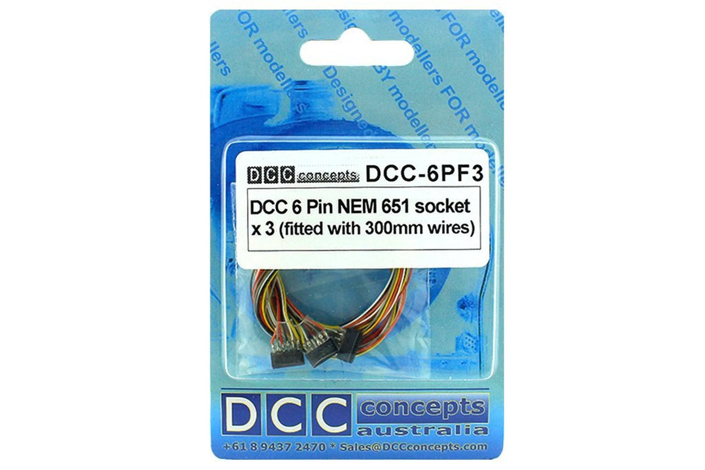 Decoder Harness 6 Pin Female (150mm) (3 Pack)