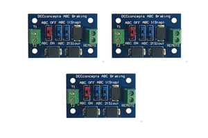 Pack of 3 ABC slow or stop modules