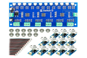 Cobalt Alpha Switch D Set Digital Devices (12 x Blue)